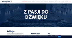 Desktop Screenshot of akustycznie.pl